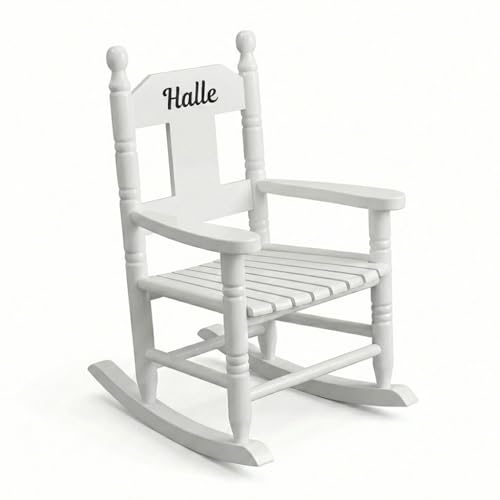 Hoolaroo Personalised Kids Chair Rocking Chairs For Nursery Toddler Armchair Childrens Chair With Name On