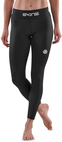 SKINS Women's Series-1 Compression Full Tights Pants, Black, M