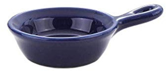 Soup Bowl with Handle Japanese-Style, Soup Bowls in China Porcelain Ceramic Dish for Seasoning Dipping Sauce Baking Mould Steamed Egg Oven Microwaveable Microwave Safe-Navy Blue-S