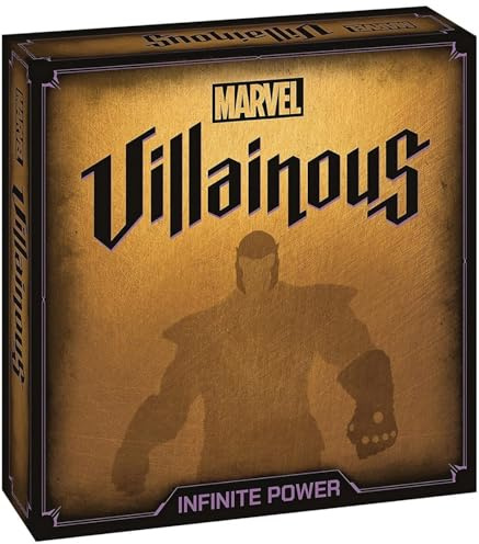 Ravensburger - Marvel Villainous Infinity Power, spanische Version, Light Strategy und Familienspiel, 2-4 Spieler, Empfohlenes Alter 12+