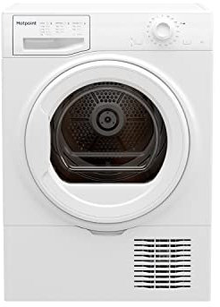 Hotpoint H2 D71W UK Freestanding Condenser Dryer, 7kg drying load, White