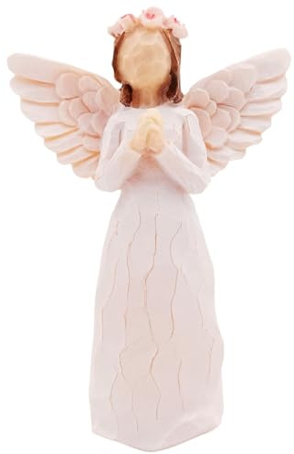 FYBW Guardian Angel Figurine for Home Décor, Hand-Painted Resin Statue, Meaningful Sympathy Gift for Loss, Remembrance Keepsake for Loved Ones