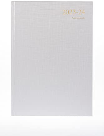 Collins Debden Essentials Academic 2023–24 A4 Tagesansicht, Jahreskalender, Planer (Termine), Schule, Hochschule oder Universität, Term Journal – Juli 2023 bis Juli 2024 – Silber – ESSA41M.48-2324