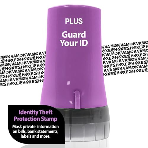 Identity Theft Prevention and Personal Privacy Protection Advanced Roller by Guard Your ID, Purple, Standard