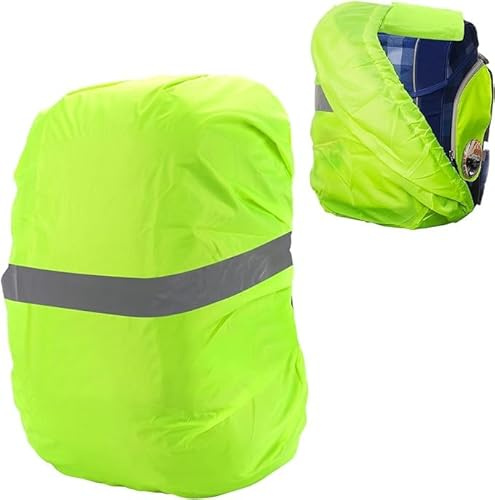 DAWRIS Waterproof Backpack Rain Cover with Reflective, High Visibility Foldable Ultralight Dust and Rain Cover Rucksack for Hiking Camping Touring Cycling