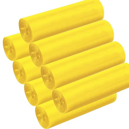 Bolsas de basura biodegradables de 10 a 15 L, 160 bolsas de basura (2.6-4 galones), bolsas de basura pequeñas con pedal para oficina, baño, cocina, 45 x 50 cm