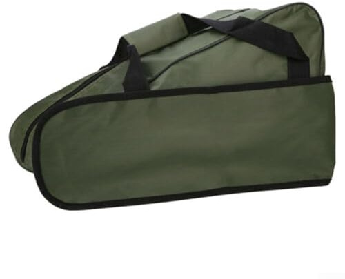 Borsa per il trasporto per motosega, resistente custodia protettiva completa per motosega, supporto pieghevole per motosega compatibile con motoseghe da 50,8 cm
