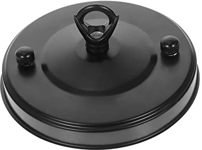HONITANO Piastra Soffitto Lampadario in Lega Di Ferro e Zinco Copertura Sospensione Semplice e Resistente Kit Canopy Compatibile Con Lampadari e Lanterna Per Camera e Cucina Montaggio