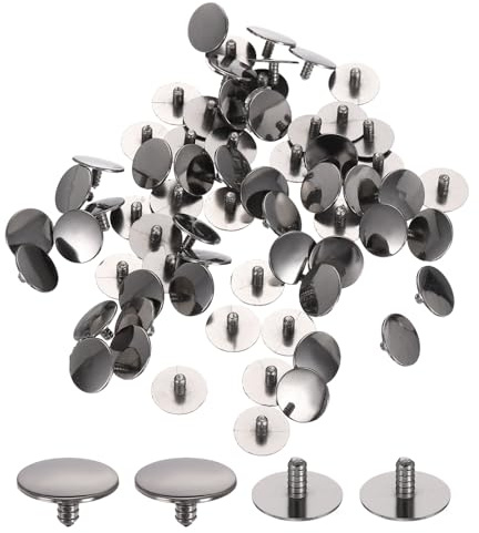 sourcing map 200Pcs 2.8x13mm Plastic Hole Plugs, Round Screw Cap Cover, Panel Drill Hole Plugs for Furniture Cabinet Cupboard Shelves Fencing Post Pipe Insert End Caps, Metallic Black