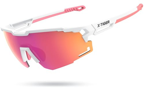 X-TIGER Schnelle Brille Herren, Damen Ultraleichte TR90 Fahrradbrille