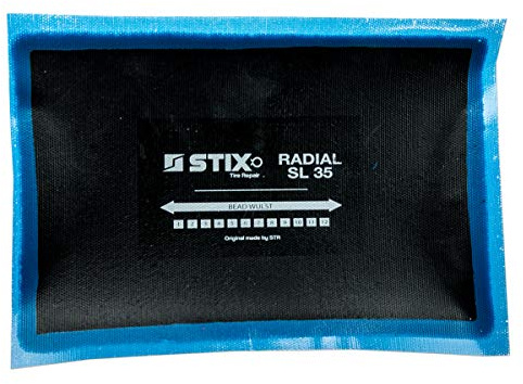 Stix Radial Reifenpflaster 130x190 mm Reifen Pflaster Vulkanisierung Kalt Heiss Reparatur