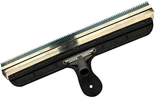 Green Home Großflächenrakel 560 mm | Gezahnter Stehrakel mit Steckvorrichtung inkl. zweiseitigem Blatt | Für Bodenarbeiten | Bodenrakel