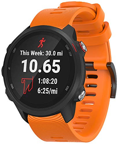 Songsier Forerunner 245 Armband, 20mm Universal Ersatzarmband Uhrenarmband Sportarmband für Vivoactive 3 /Forerunner 645/158/Vivomove HR/Galaxy Watch Active 2 /Huawei GT 42mm und mehr