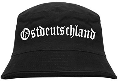 BLICKFANG Ostdeutschland, Deutschlans, East Germany,Germany | Fischerhut, Anglerhut, Sonnenhut, Hut, Bucket Hat, Urlaubshut, Sommer | Bedruckt | Einheitsgröße