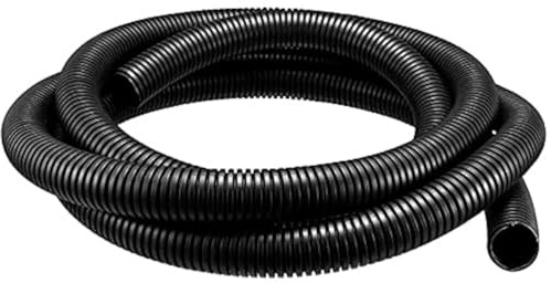ANMOO 5M Length, 15.8mm OD Flexible Corrugated Plastic Tube | 12mm ID bendable plastic conduit for cable protection and pond use, works indoors and outdoors in gardens, homes and bedrooms