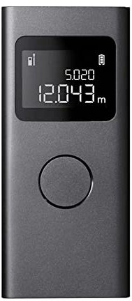 Xiaomi Smart Laser Measure, Misuratore Laser, Display LCD 1.23, Alta Precisione di 3mm, Archiviazione dati sincrona, Parametri aggiuntivi con APP, Rifinitura opaca grigio scuro, Versione Italiana