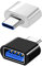Magnet Adaptateur USB C vers USB 2.0, Lot de 2, OTG Adaptateur USB-C vers USB-A Compatible avec MacBook, Smartphones USB C et Périphériques Type-C (Noir et Blanc)