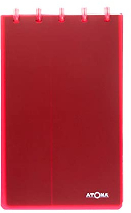 ATOMA Notizbuchsystem - Vokabelheft - rot