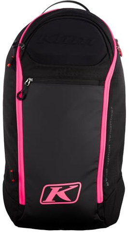 KLIM Krew 16 Pack Technical Snowmobile Backpack - Black - Knockout Pink