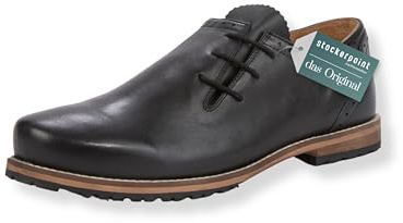 Stockerpoint Men's Granada Haferl Shoes, Black Nappa, 9 Men