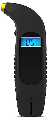 Professionale Digitale Pressione Pneumatici con Misuratore di Profondità Pneumatici Auto Manometri Pressione Aria Misuratore LCD Display per Auto