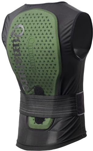 Qunature Ski Protective Vest Outdoor Protective Vest CE1 Impact Waistcoat Protects Lumbar Spine Unisex for Skiing, Cycling, Mountaineering and Downhill, M