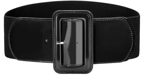 VONMELLI Breiter Elastischer Vintage Damen Gürtel - Dehnbarer Modischer Taillengürtel für Kleid