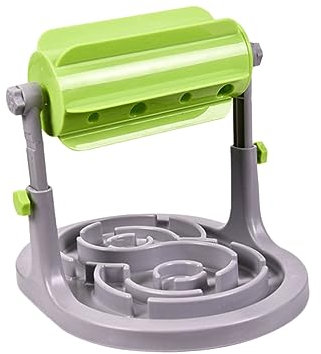 BESPORTBLE Drum-type Food Dispenser for Dogs Plastic Slow Eating Feeder Leaky Food Container for Feed Training Toy