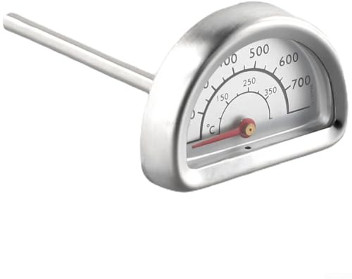 High-Quality Stainless Steel Bimetallic Thermometer, Silver 3 Mm/2.9 Inch Analog In Oven Thermometer For Electric Oven Temperature