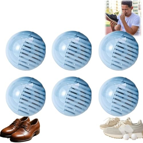 Shoe Deodorizer Balls,Shoe Air Freshener,Shoe Odour Eliminator,Ball Deodorant,Long Lasting Fragrance Shoe Deodorant,Smelly Shoes Odor Remover,Freshener and Deodorizer for Sneakers and Lockers,Ocean