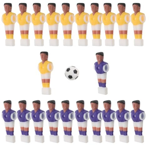 DECHOUS Accesorios para Máquinas de Futbolín de Minifiguras de Acción Figuras de Jugadores de Fútbol de Repuesto para Mesa para Decoración de Futbolín y Recuerdos de Fiesta