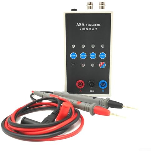 Hosrivae VI Curve Tester con Schermo TFT da 2.0 pollici, Display simultaneo a doppio canale, batteria al litio integrata, resistenza interna regolabile e Freque