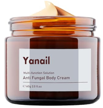 Yanail Antifungal Treatment Cream for Skin, Suitable for Fungal Nail Treatment & Athletes Foot | Advanced Skin Barrier Repair & Soothing Body Cream with Botanical Extracts, 60g