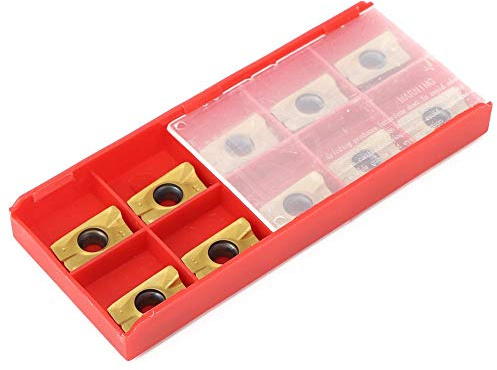 10 PCS Hartmetalleinsätze, 15-50 HRC Härte APMT1604 Fräseinsätze Hartmetalldrehmaschinen-Dreheinsätze, Hartmetall-Wendeeinsätze
