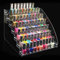 Dioche 7 Ripiani Porta Smalti per Unghie Organizer Smalti per Unghie, Supporto per Espositore per Rack Trasparente per Espositore per Trucco(7 Ripiani)
