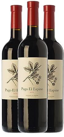 Los Aguilares Pago El Espino Sierras de Málaga Crianza 75 cl Vino tinto (Caja de 3 Botellas de 75 cl)