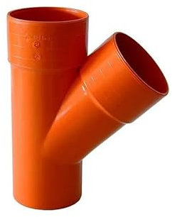 Derivazione 45° in pvc - Colore Arancio - Diametro 100