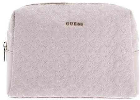 GUESS Kosmetiktasche Large Top Zip Cosmetic Bag Light Pink rosa