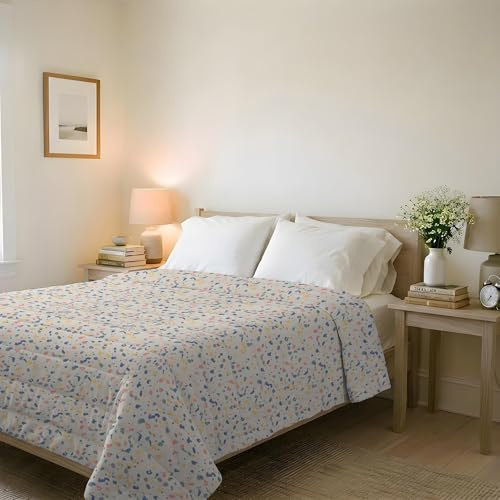 Italian Bed Linen Printed Summer Duvet BASIC, Printed Microfiber, 250x240cm, Background