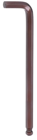 QUARKZMAN Kugelkopf-Innensechskantschlüssel 12 mm S2-Stahl L-Form Extra langer Arm Metrische Sechskantschlüssel Reparaturwerkzeug für Heimreparaturen, Rot