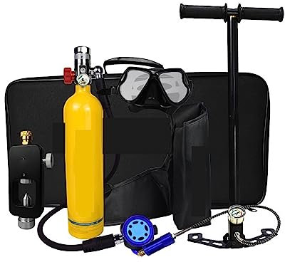 Mini bouteille de plongée sous-marine portable, Respirateur De Plongée Portable 1L, Équipement De Bouteille D'oxygène For Les Sports De Plein Air Prenant En Charge 10 À 15 Minutes De Respiration Sous-