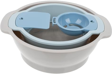 Kisangel Pan Klassierer Bodensiebwanne aus Abs mit Ergonomischem Design Rund und Leicht Wiederverwendbar für Pflanzbodenfilter im Hausgarten