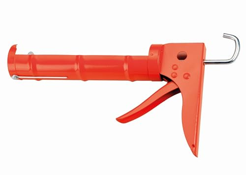 Pistolet d'étanchéité 225 mm, avec corps en aluminium, idéal pour les applications d'étanchéité dans la construction et la réparation.