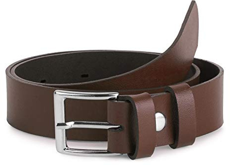 Ladeheid Kinder Gürtel Ledergürtel Mode Accessoire für Kinder Jungen Gürtel mit Schnalle 2,5 cm Breit K1D5