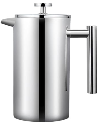 Générique Théière Et Cafetière À Piston | Facile À Nettoyer Avec Système De Filtre | Machine À Café À Pression Pour - Pour Hôtel Café Voyage Appartement Hommes Femmes Débutants Professionnels