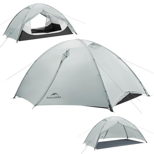Naturehike Giling Pro/UL tält 1–2 personer 4-säsonger tält Easy Setup kupoltält, ultralätt och vattentät för backpacking, vandring och utomhusbruk