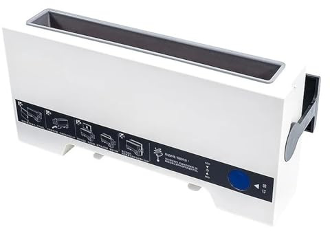 A4 Hot Melt Bindemaschine Büro- und Haushaltskleber 280-Blatt-Bindeklebebinder für Berichte, Verträge(White)
