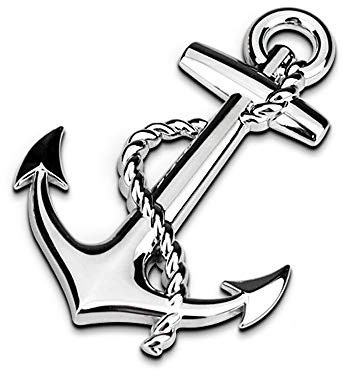 1 Stücke 3D Metall Anker Auto Seite Kotflügel Hinten Trunk Emblem Abzeichen Aufkleber Aufkleber für JEEP Dodge Mercedes BMW Mustang Volvo Chevrolet Nissan Audi VW Ford Honda Toyota Jaguar