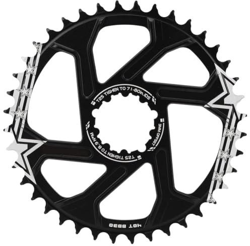 Keenso Fahrrad Kettenblätter, Fahrrad Direktinstallation Positives und Negatives Scheibenzubehör für Mountainbike-Rennrad(40T)