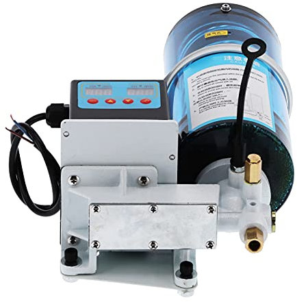 Spacnana Pompe à Huile électrique, Pompe de Lubrification électrique 2L, Pompe à Huile AC 220 V, élément de Remplissage de Graisse de Carburant Automatique pour Chaîne de Montage,